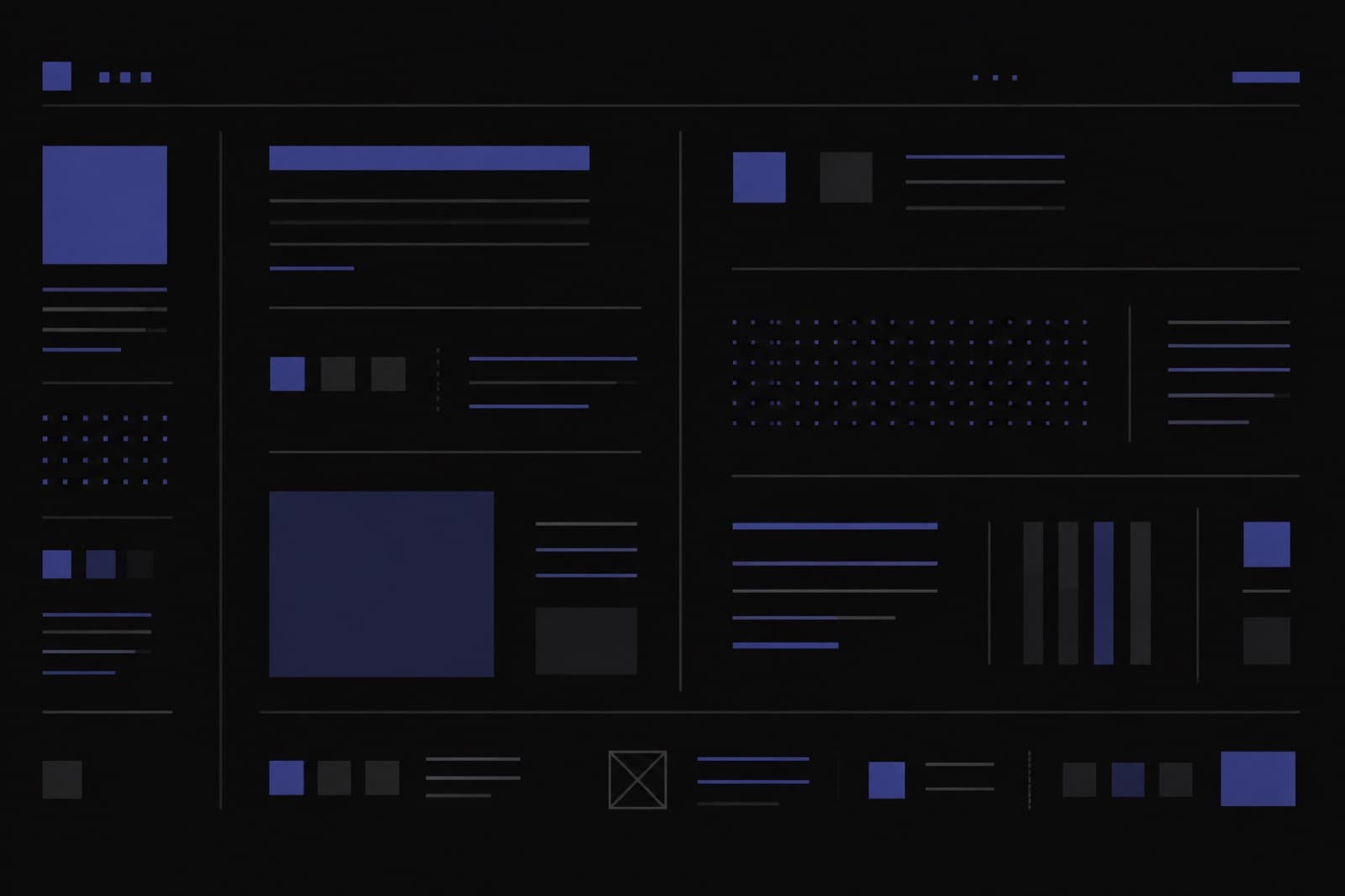 Structured proposal signals as sparse typographic blocks